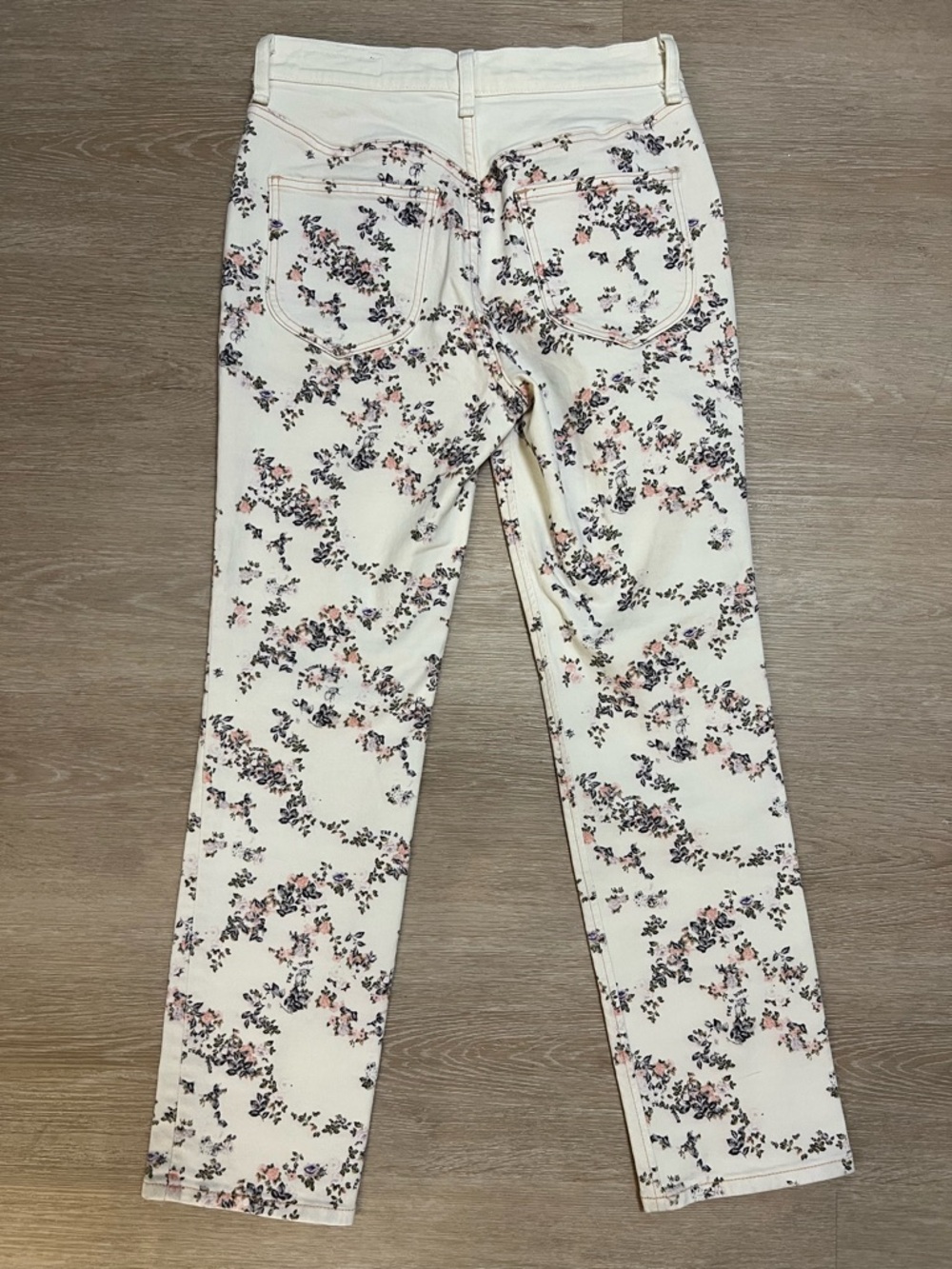 Y2K Vintage Rag & Bone Floral Denim Jeans - Picture 2 of 3
